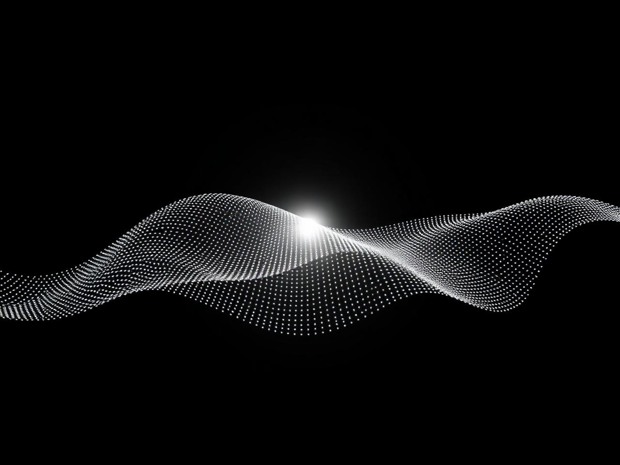 Dot-matrix wave visualisation of talent market intelligence